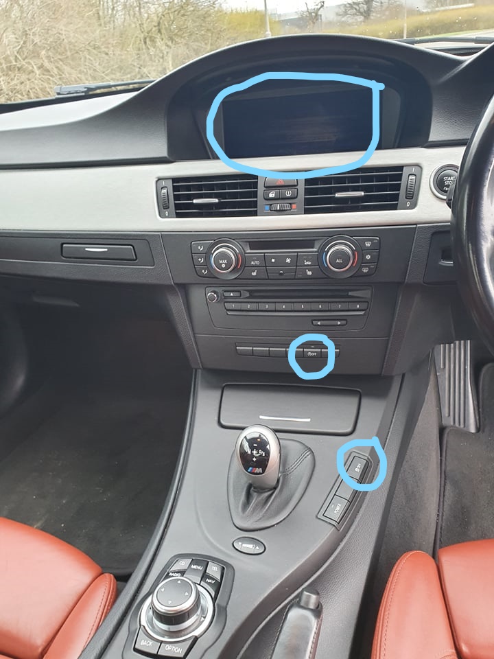 iDrive Screen Scratches - stolen car