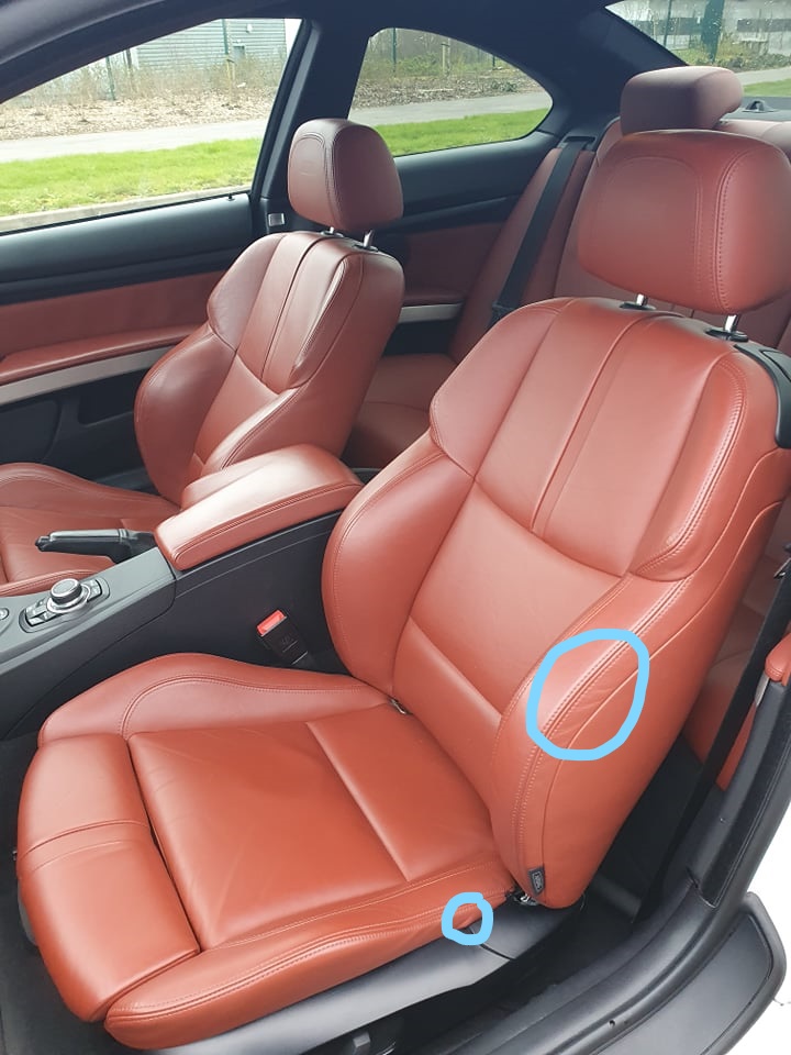 Passenger Seat Creasing - stolen car
