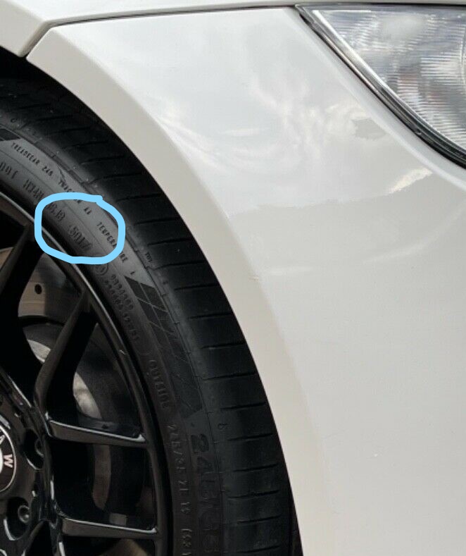 Offside Front Tyre - Week 50/2017 - advertised car